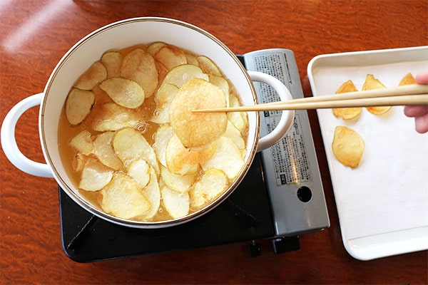 ポテトチップスづくり